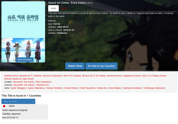 Anime que sólo está disponible en Netflix Japón