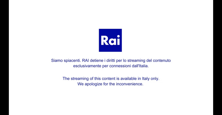 RAI fuera de Italia sin VPN