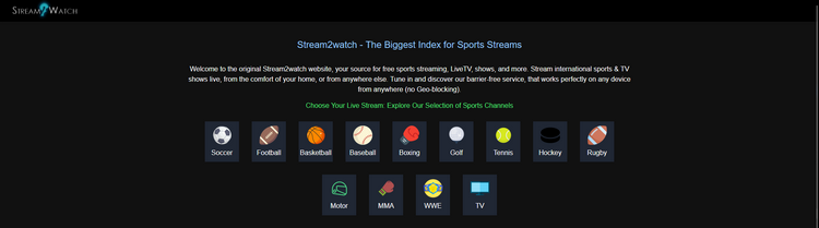 Stream2Watch y Alternativas