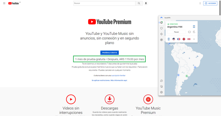 YouTube Premium más barato